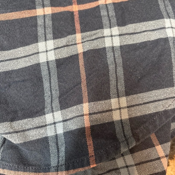 Carhartt Button Shirt blue Flannel Plain Long Sleeve Youth Size XL (16/18) - Picture 11 of 16